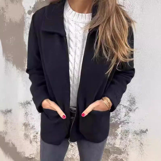 Divona™ | Veste Cardigan Élégante en Laine